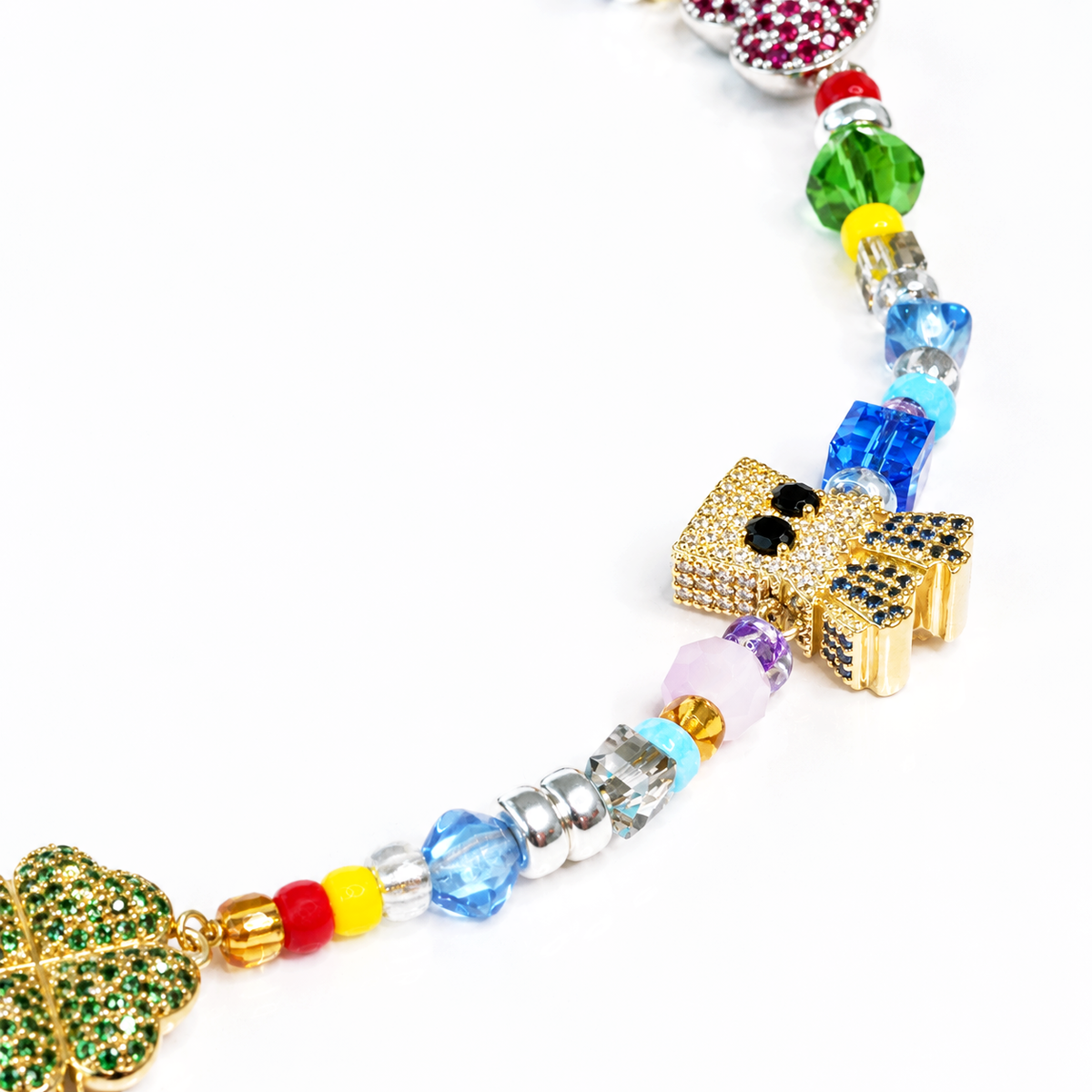 JEWELRY PARADE NECKLACE【CLOVER・BAG-HEAD GHOST・HEART】