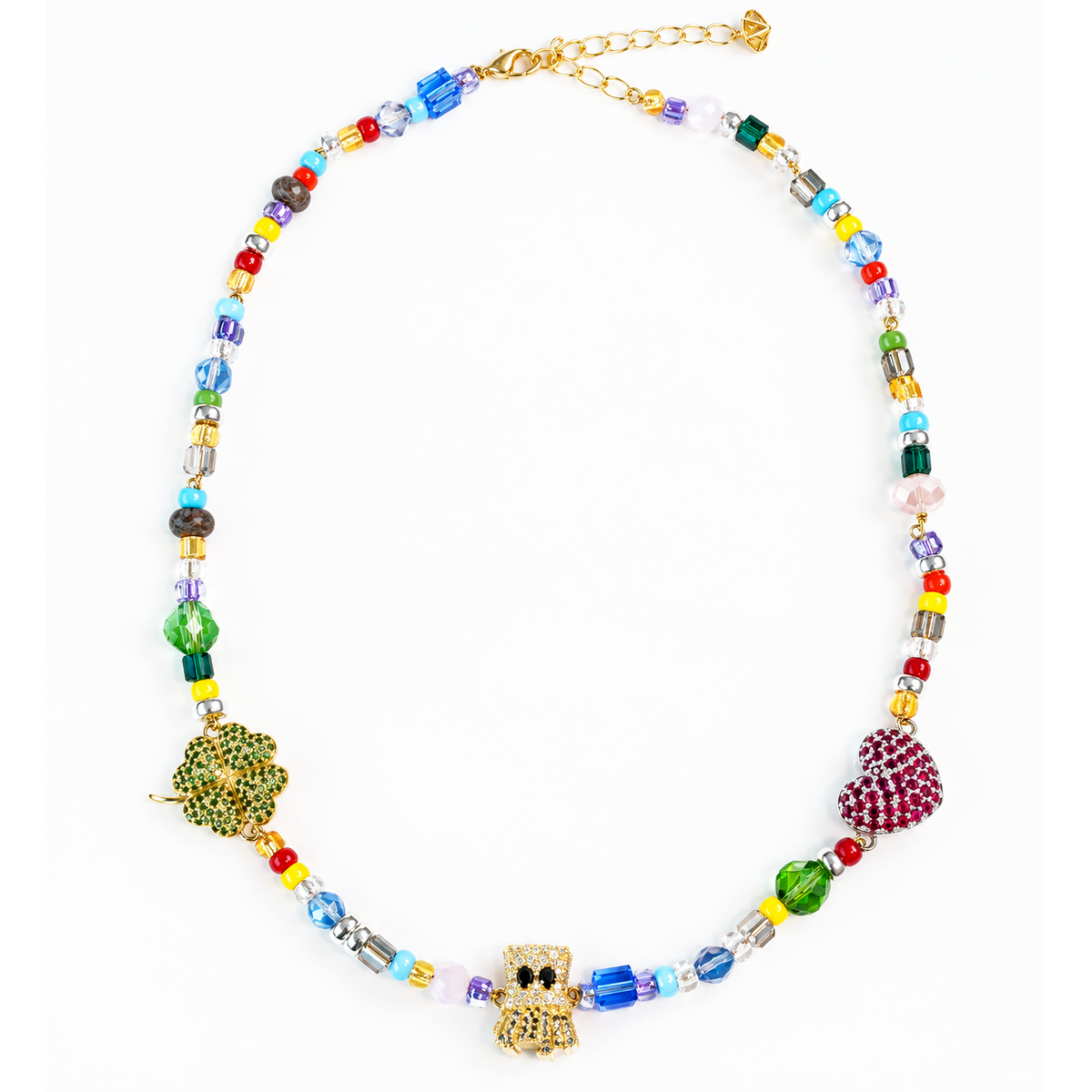 JEWELRY PARADE NECKLACE【CLOVER・BAG-HEAD GHOST・HEART】
