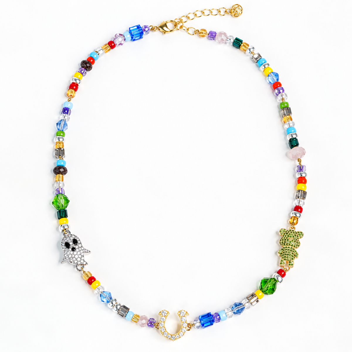 JEWELRY PARADE NECKLACE【OBAKE・HORSESHOE・BEAR】